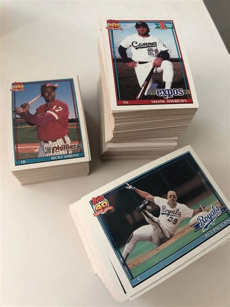 Topps 1991 baseball complete set value. Things To Know About Topps 1991 baseball complete set value. 